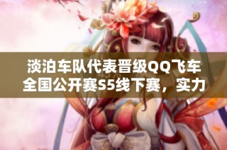 淡泊车队代表晋级QQ飞车全国公开赛S5线下赛，实力不容小觑