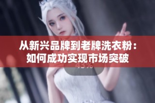 从新兴品牌到老牌洗衣粉：如何成功实现市场突破