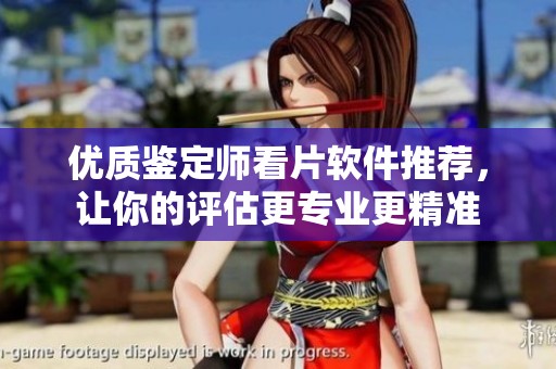 优质鉴定师看片软件推荐，让你的评估更专业更精准